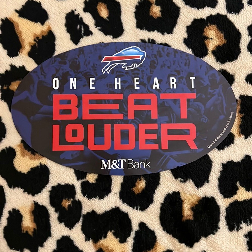 Buffalo Bills One Heart Beat Louder Magnet 🦬